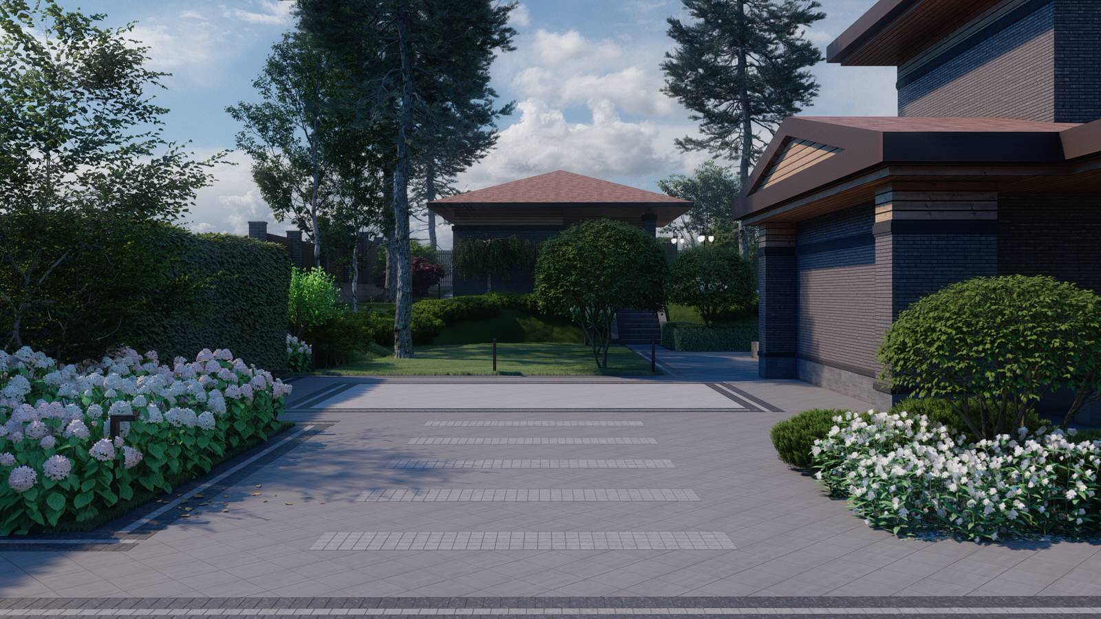 Обложка проекта: «Гармония», частный участок, 30 соток