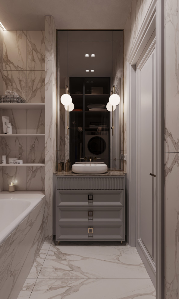 Обложка проекта: Квартира в современном стиле 60м2