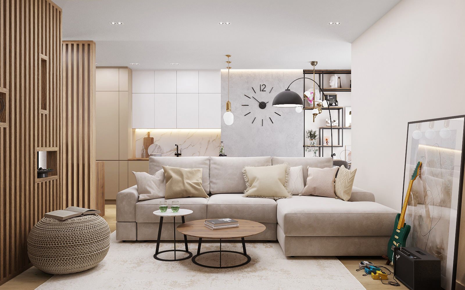 Обложка проекта: Современная квартира в ЖК "Флагман"