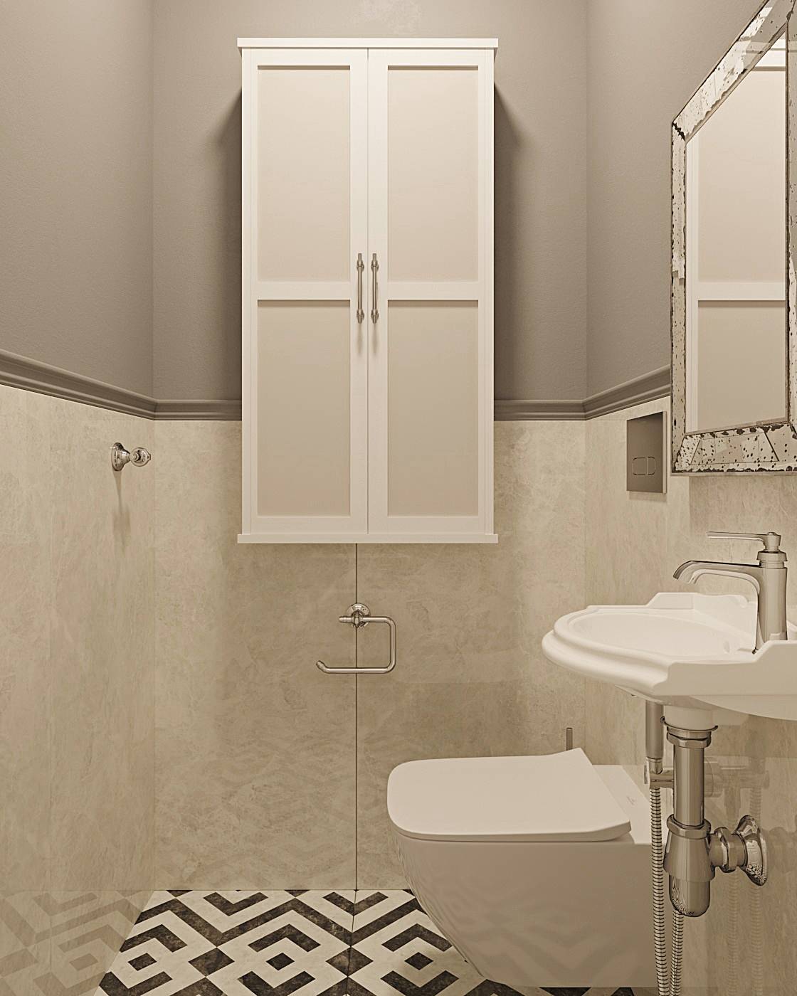 Современный интерьер с классическими элементами