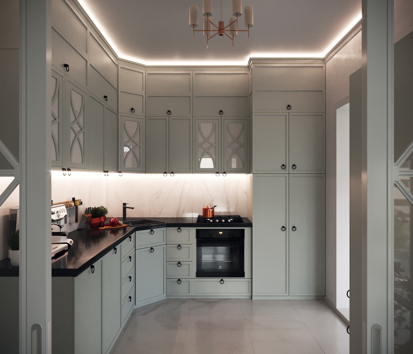 Дизайн интерьера двухкомнатной квартиры 73 м2