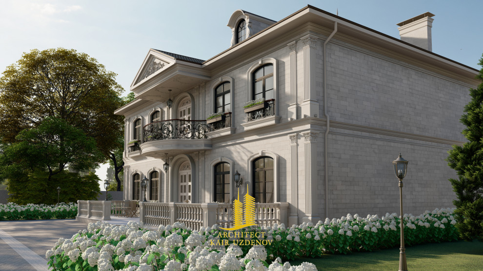 Проект дома в стиле Французский ренесанс