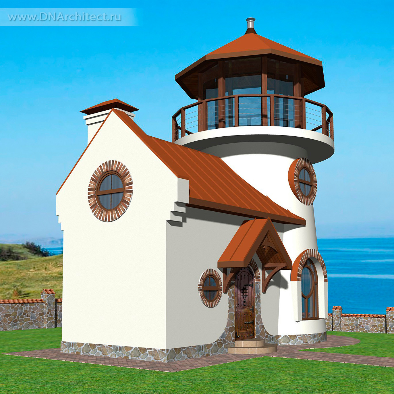 Проект "дом-маяк" в Крыму