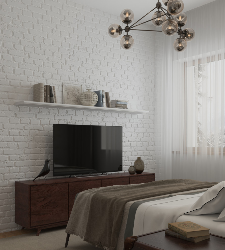 дизайн-проект интерьера деревянного загородного дома