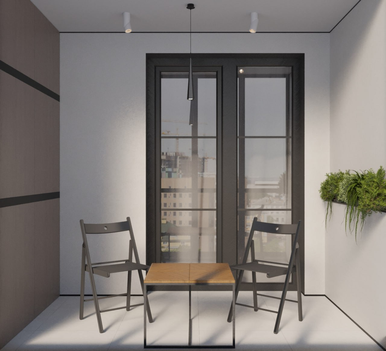 Однокомнатная квартира в стиле минимализм