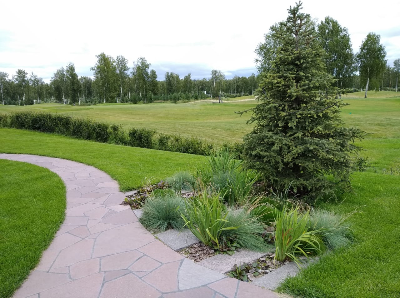 Участок с видом на гольф-поле