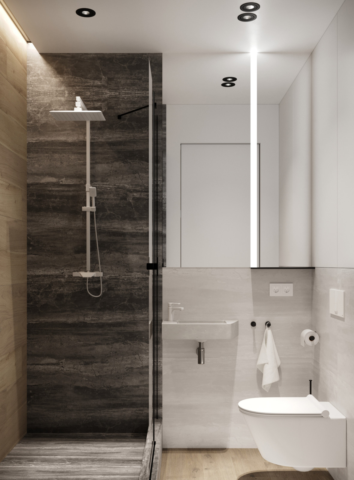 Дизайн-проект квартиры на Авиаторской 72,15 кв.м