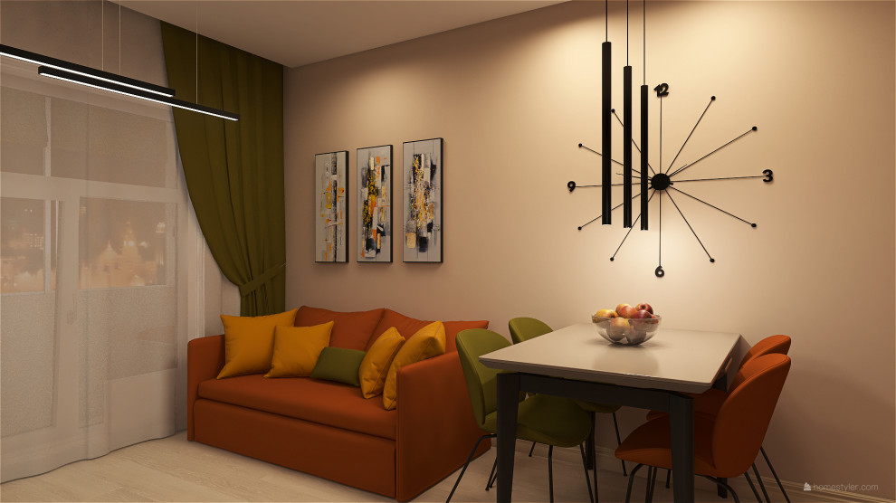 Обложка проекта: Дизайн-проект трехкомнатной квартиры