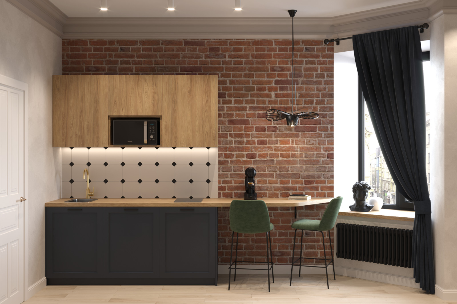 Дизайн апартов в Малой Посадской