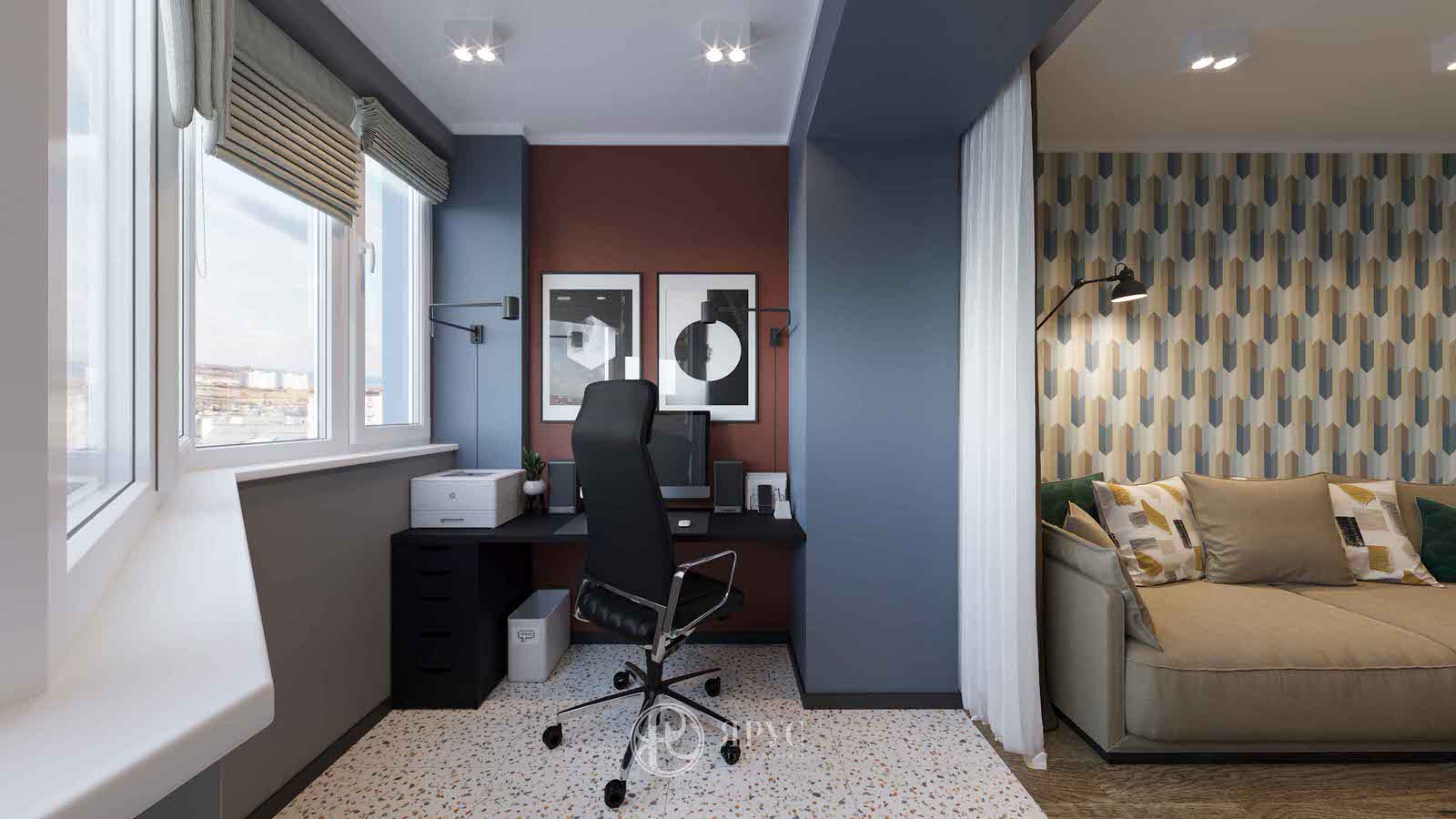 Дизайн-проект четырёхкомнатной квартиры