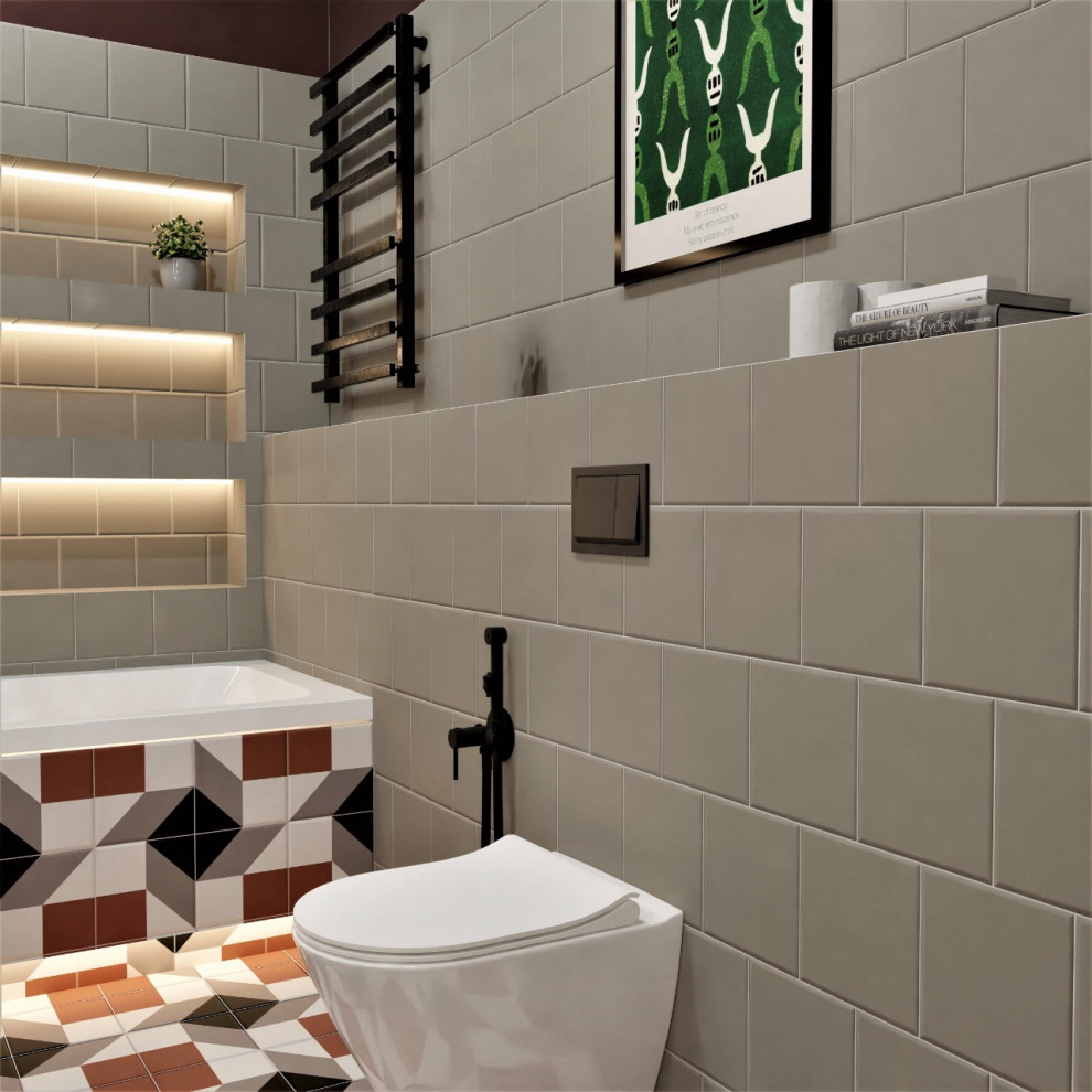 Обложка проекта: Ванная комната в стиле IKEA.