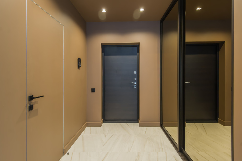 Квартира в современном стиле с зелёной спальней