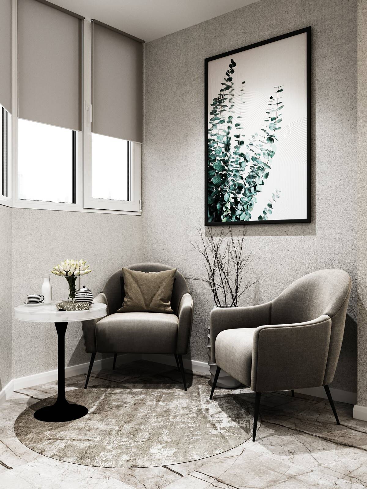 Дизайн кухни-гостиной