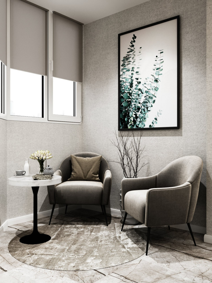 Дизайн кухни-гостиной