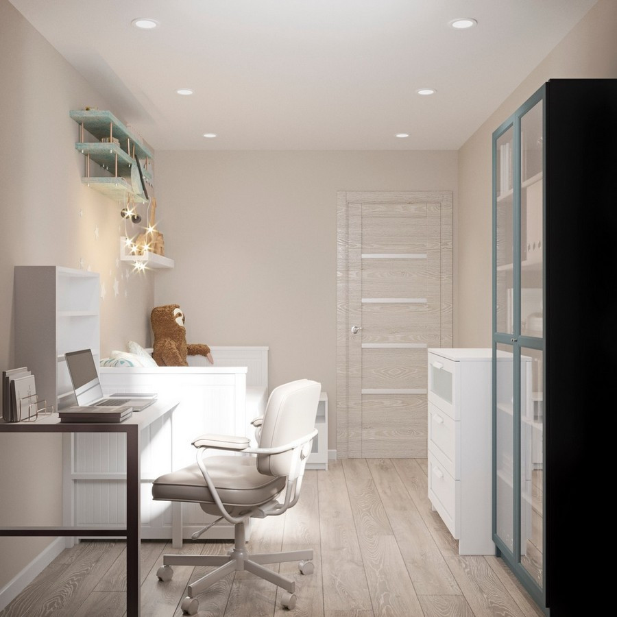 Дизайн двухкомнатной квартиры в кирпичном доме