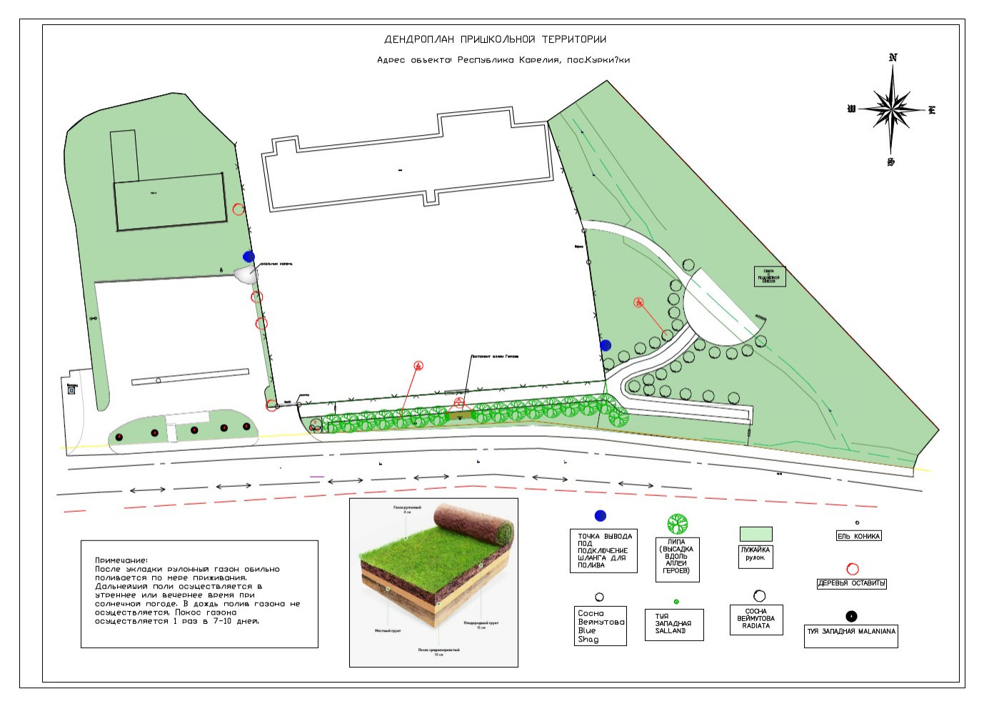 Куркиёки. Школа