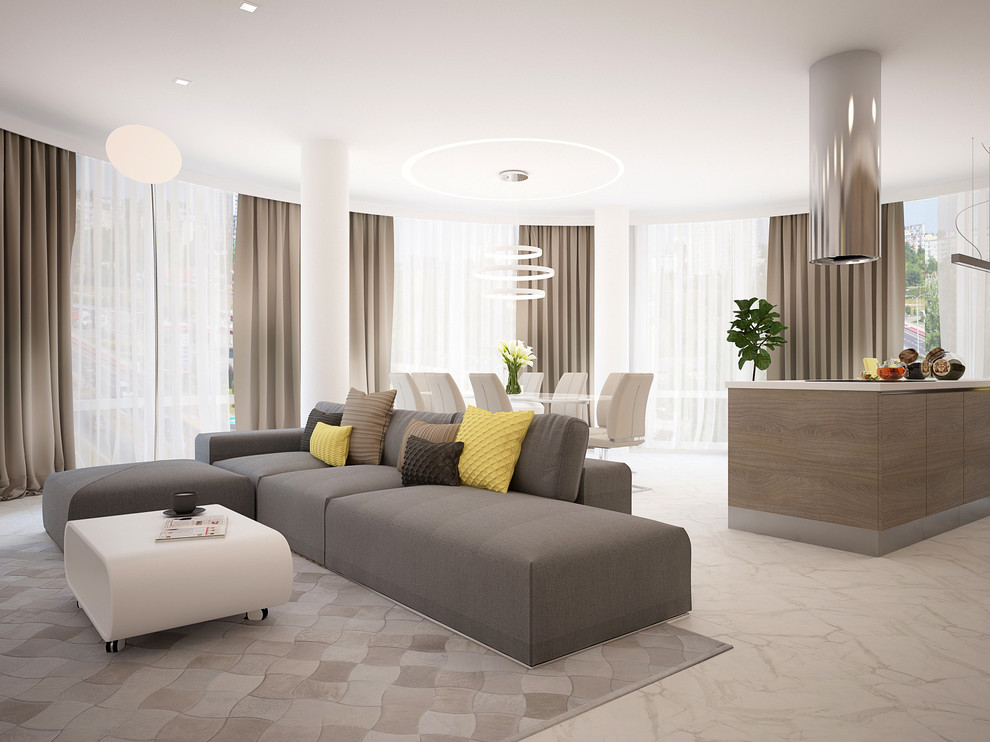 С видом на город