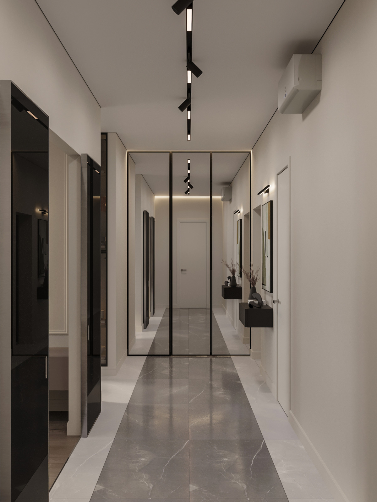 Современная квартира в Москве 78 м²