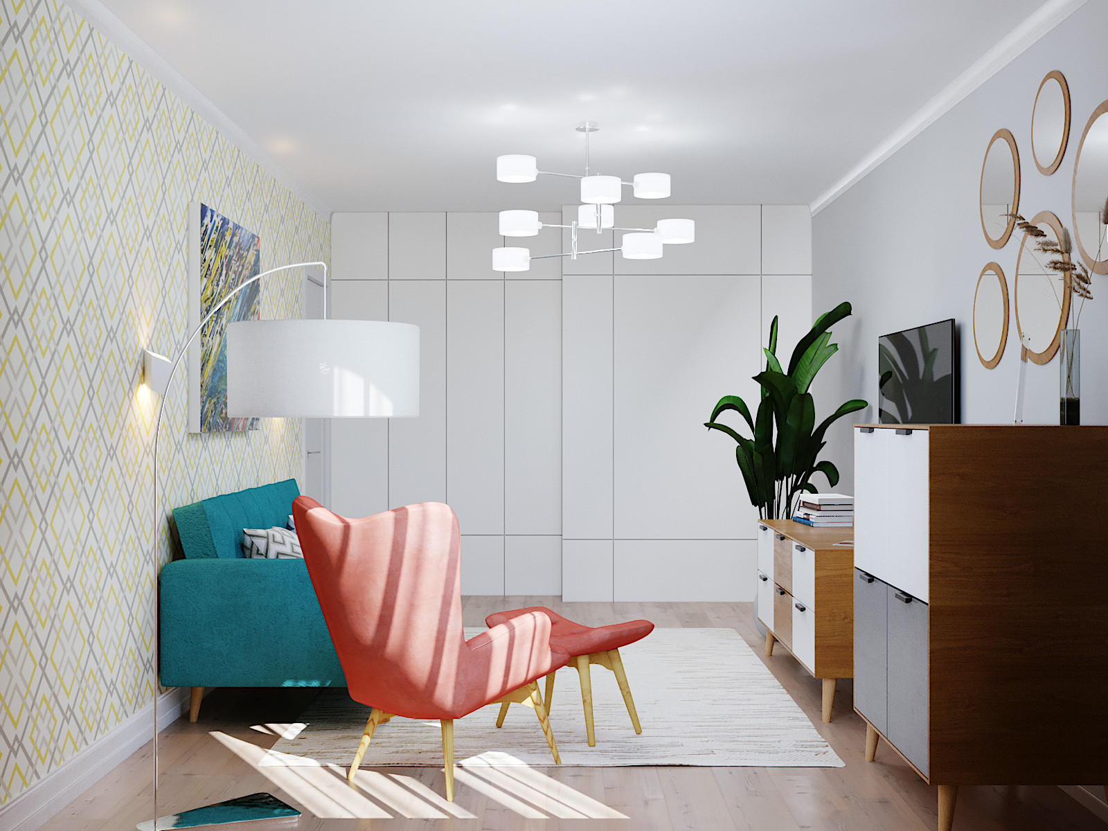 современные кухни/гостиные