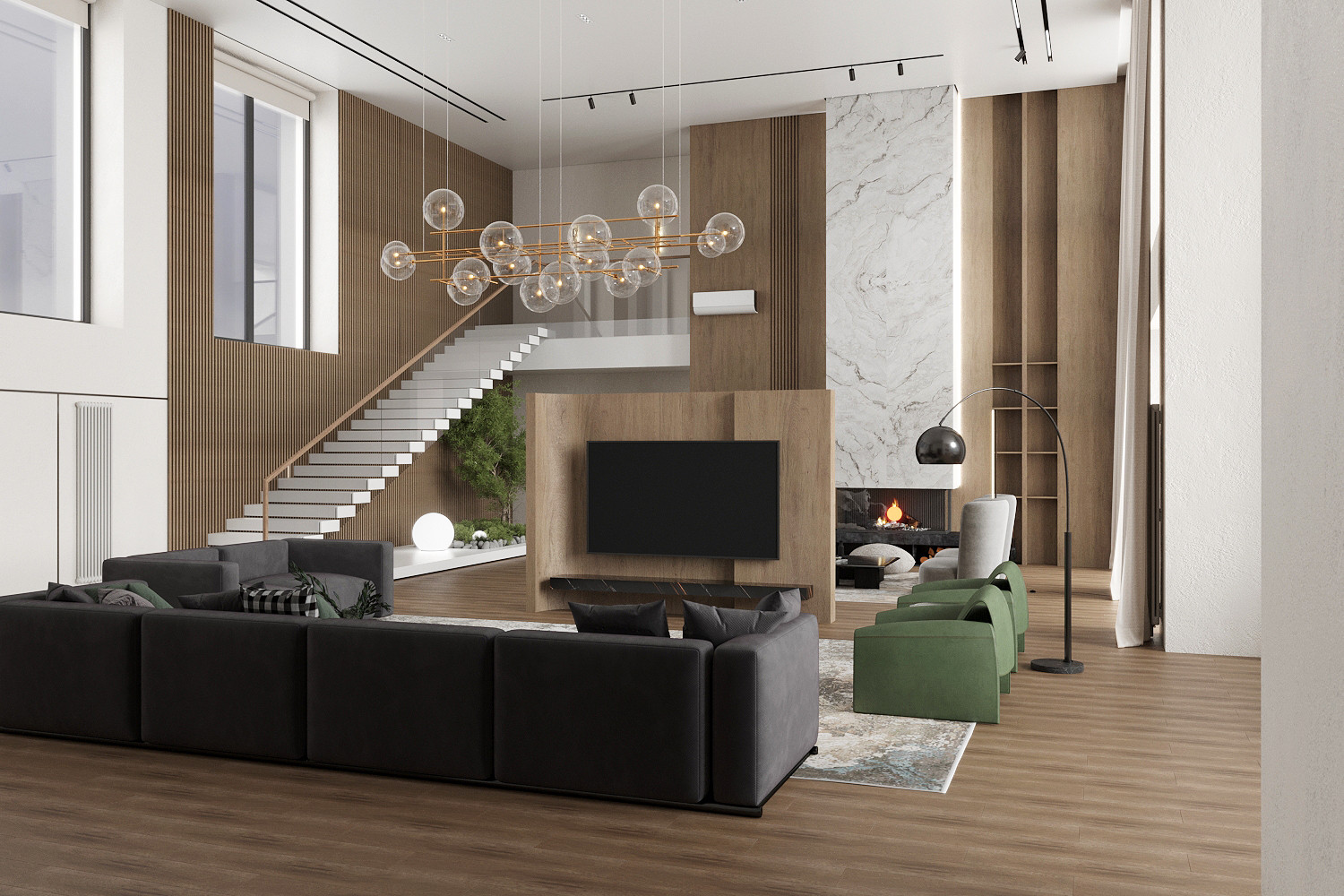 Дом ДНТ "Удача". Гостиная