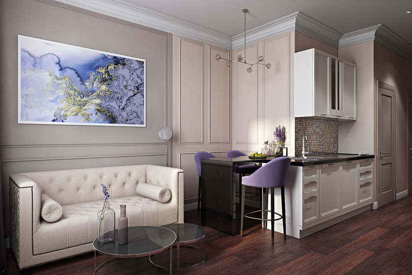 Кухня-гостиная