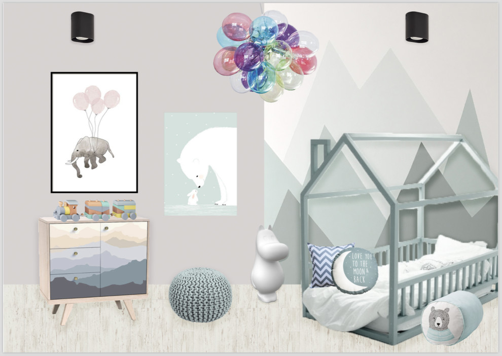 Проект 3-комнатной квартиры в скандинавском стиле