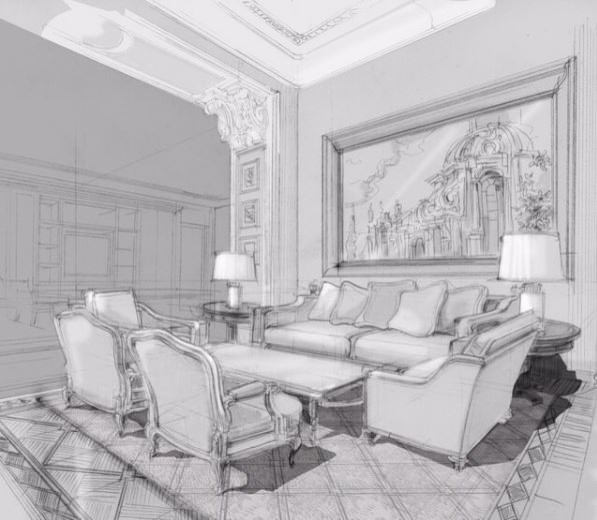 Эскизы - дизайн интерьера