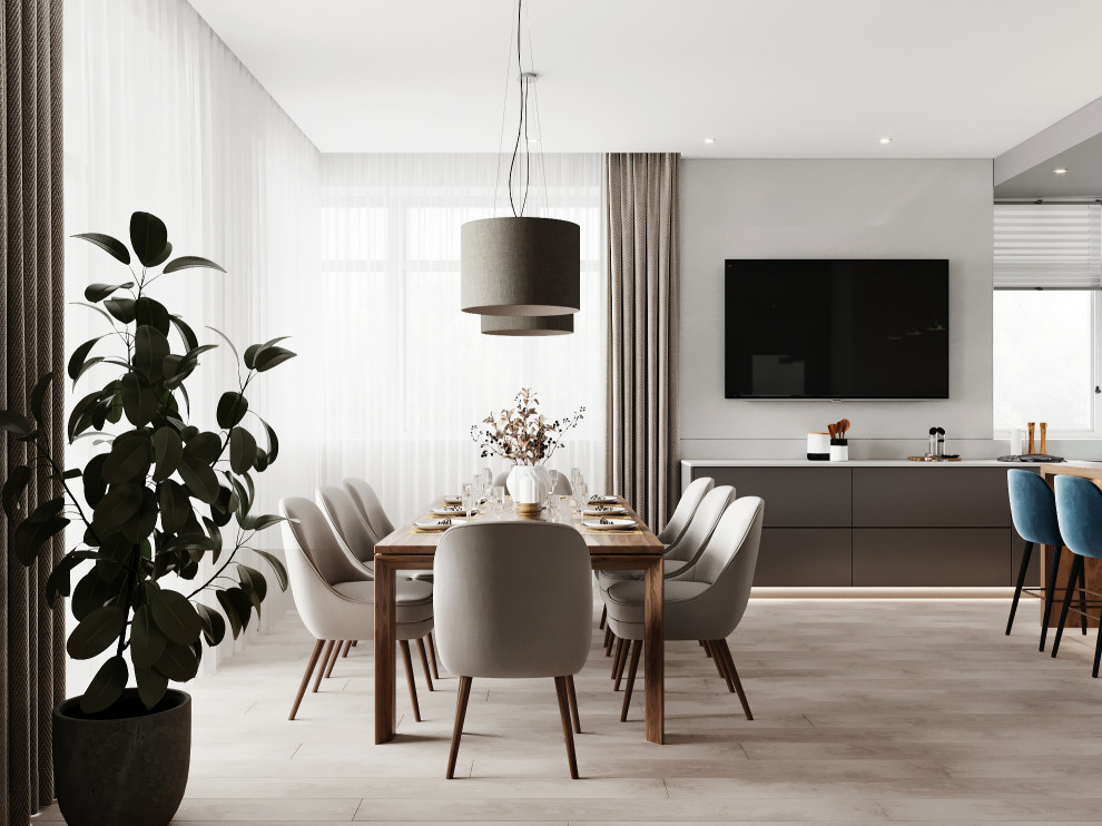 кухня-гостиная в доме в п.Княжий