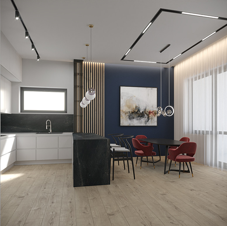 Дизайн интерьера в таунхаусе