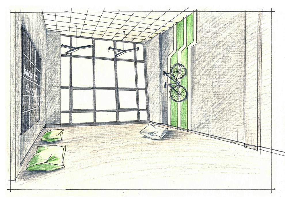 Школьный зал