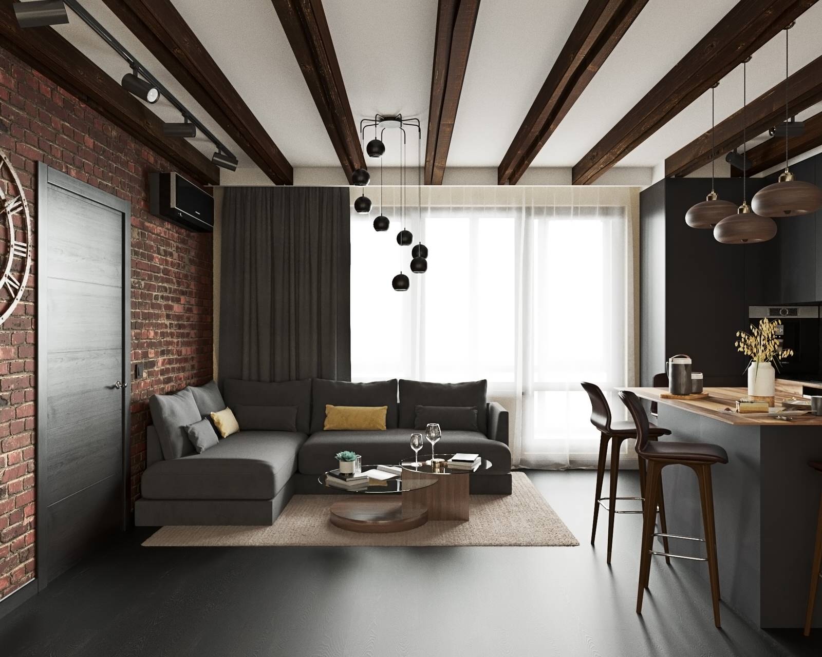 Дизайн-проект в "ЖК Magnifica" Квартира с мужским характером