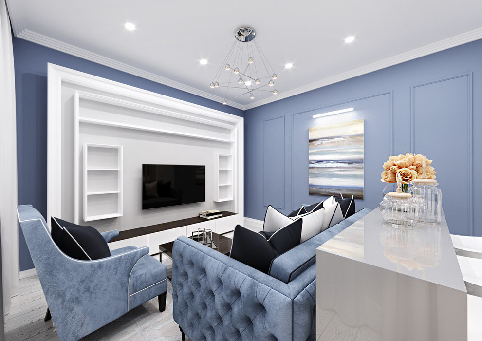 Дизайн гостиной в скандинавском стиле