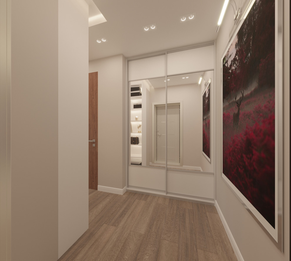 Нежный интерьер в красно-розовых тонах