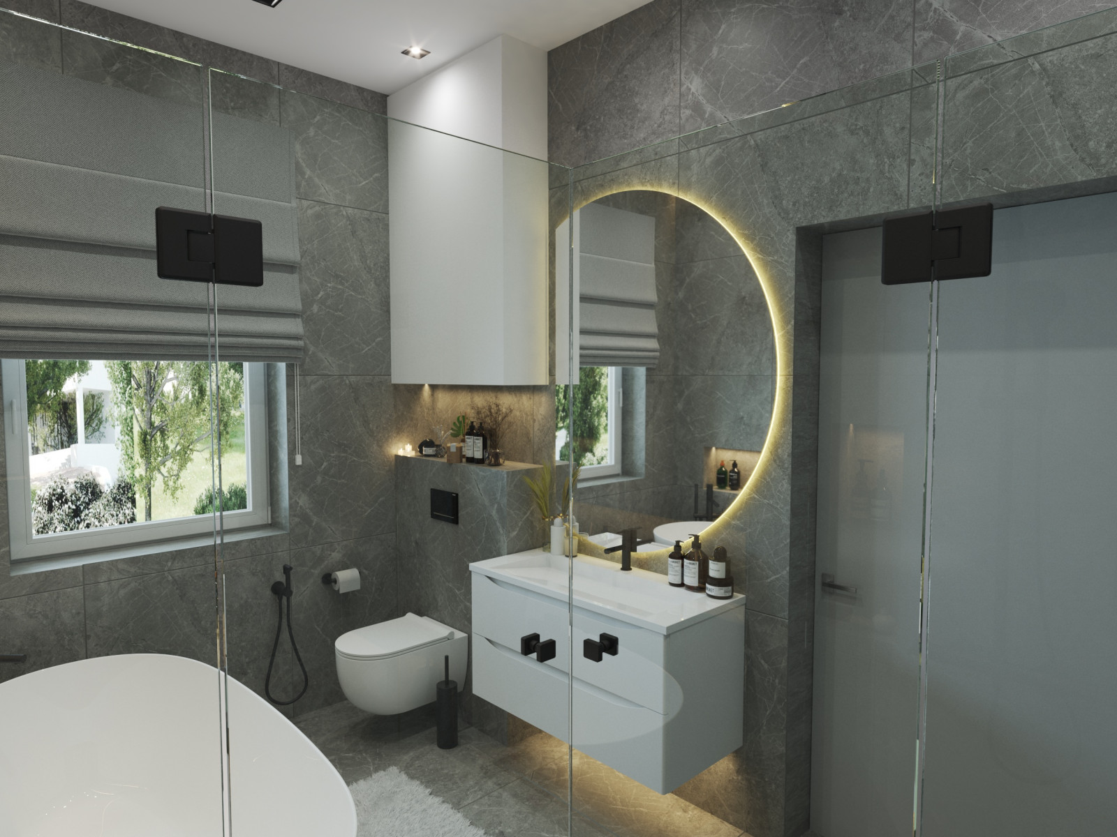 Обложка проекта: Дизайн проект ванной №4