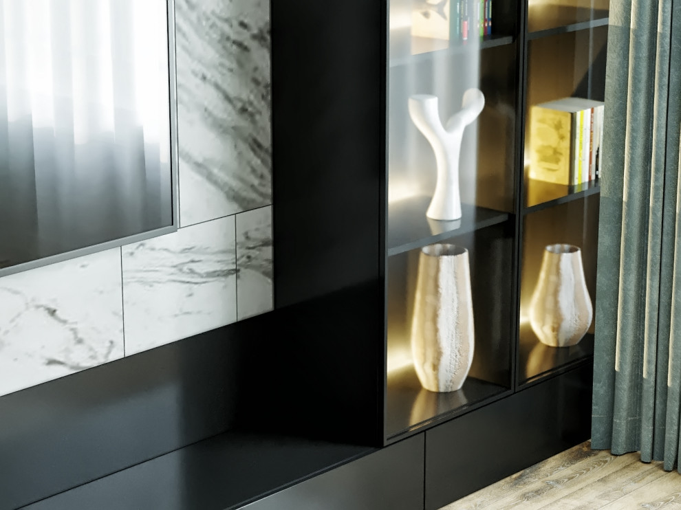 В современном  стиле