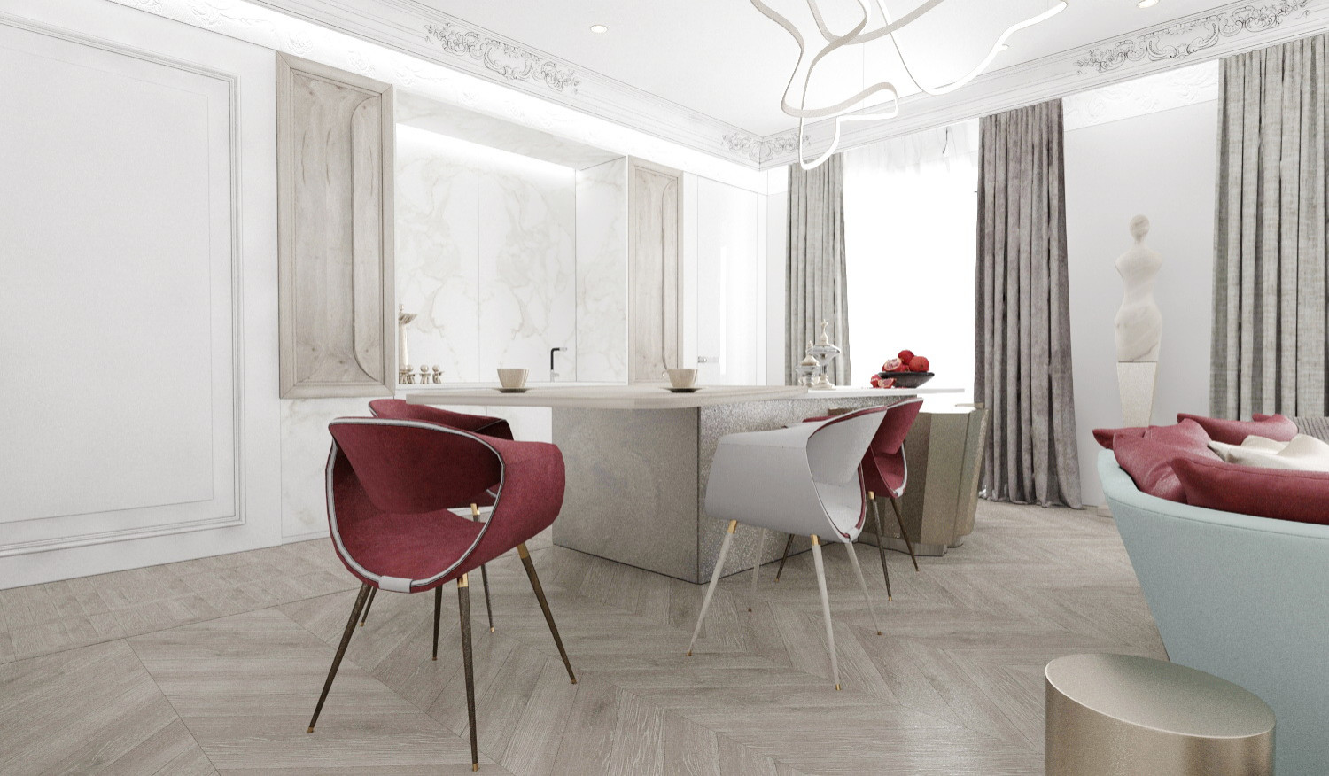 Акцент на бордо