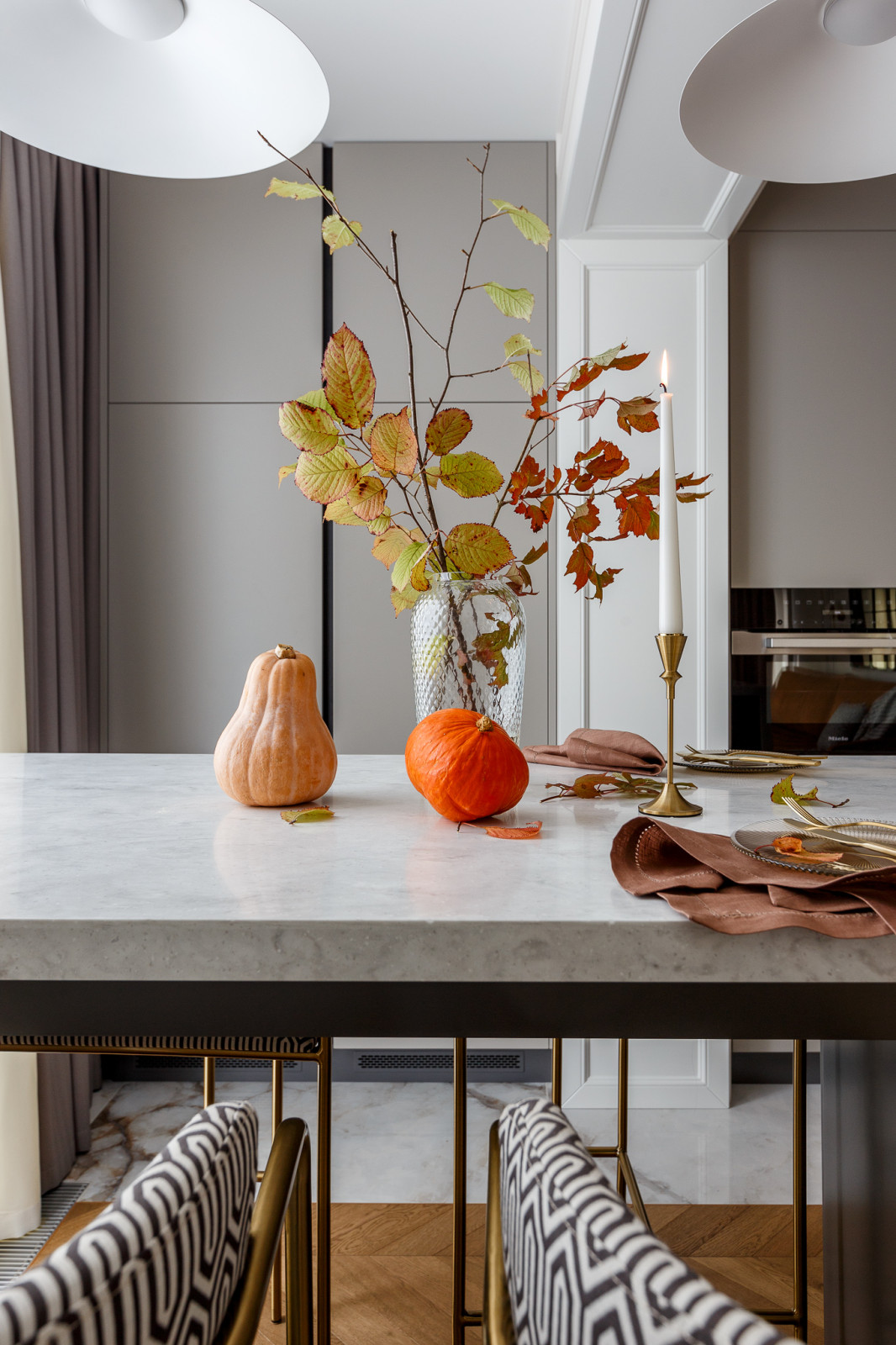 Реализованный дизайн проект квартиры в ЖК "Горный"