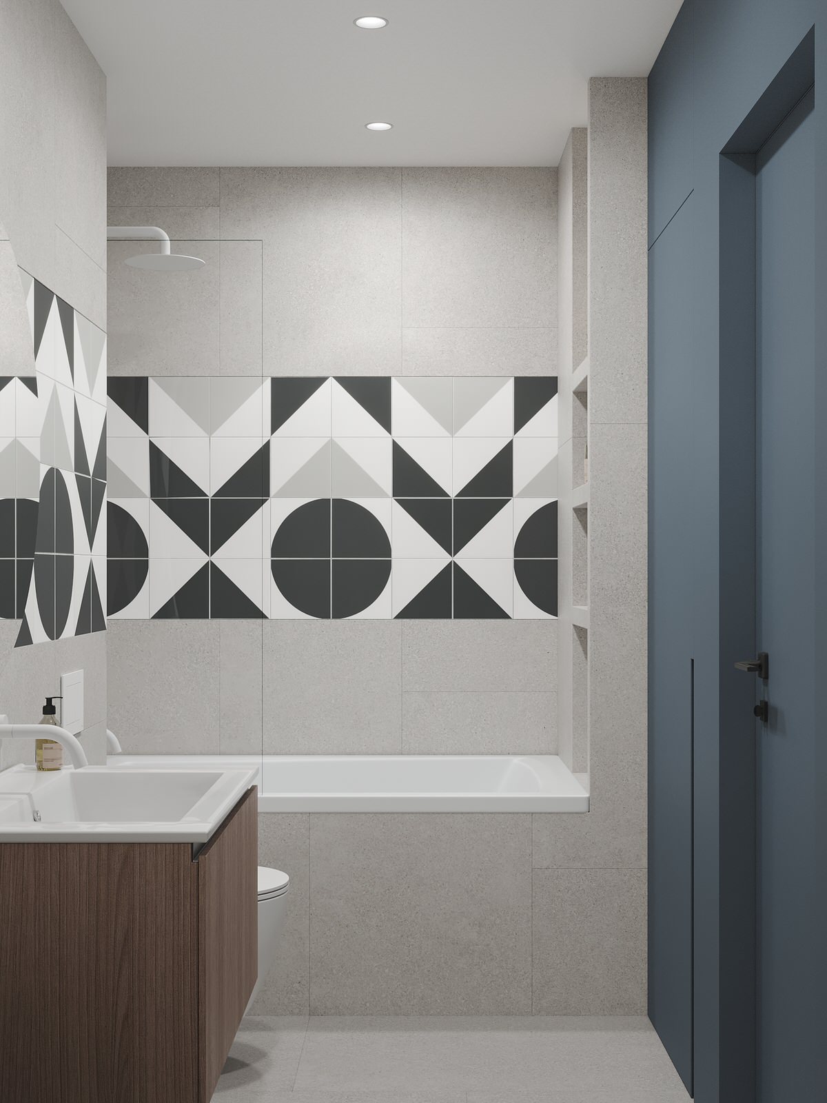 Квартира для молодой семьи с элементами сканди