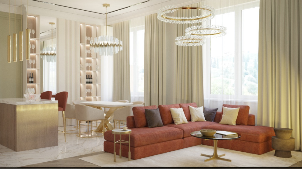 Обложка проекта: Интерьер квартиры жк "Серебряный фонтан"