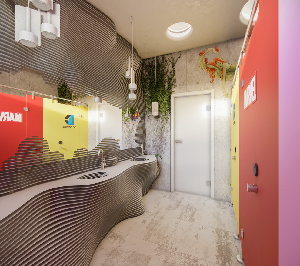 Креативный open space офис IT-компании.