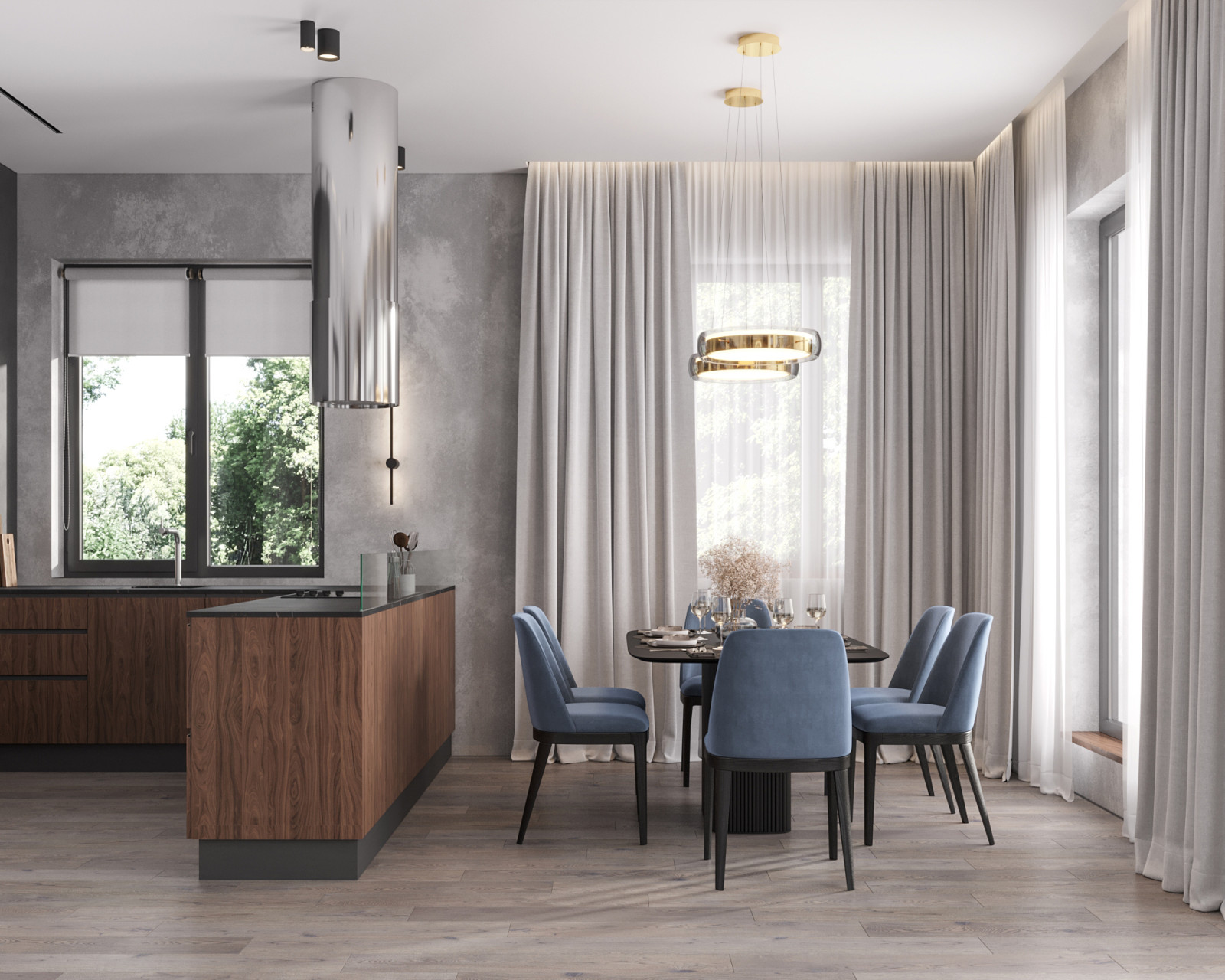 Дизайн проект загородного дома 140 кв.м