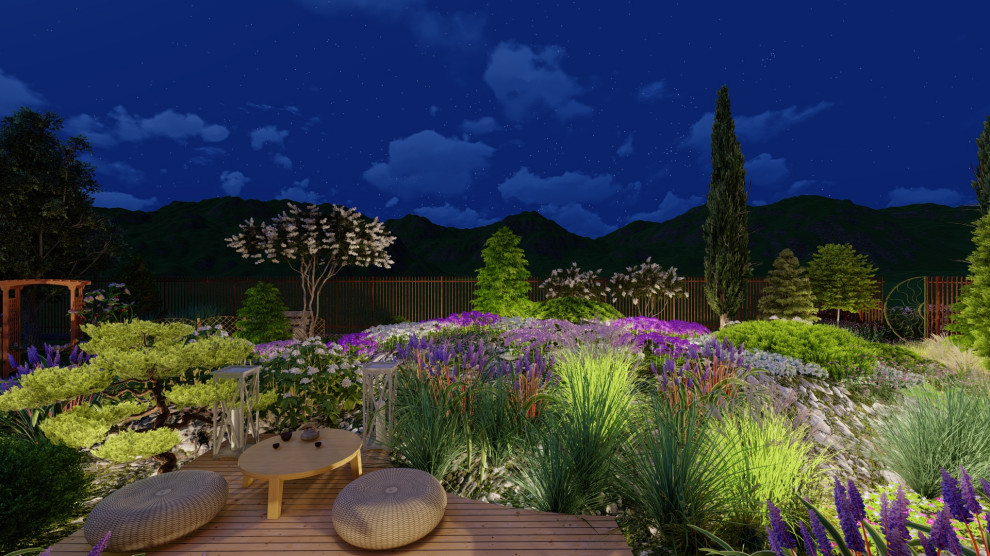 Каменистые устройства на участке 7 соток. "День/Ночь"