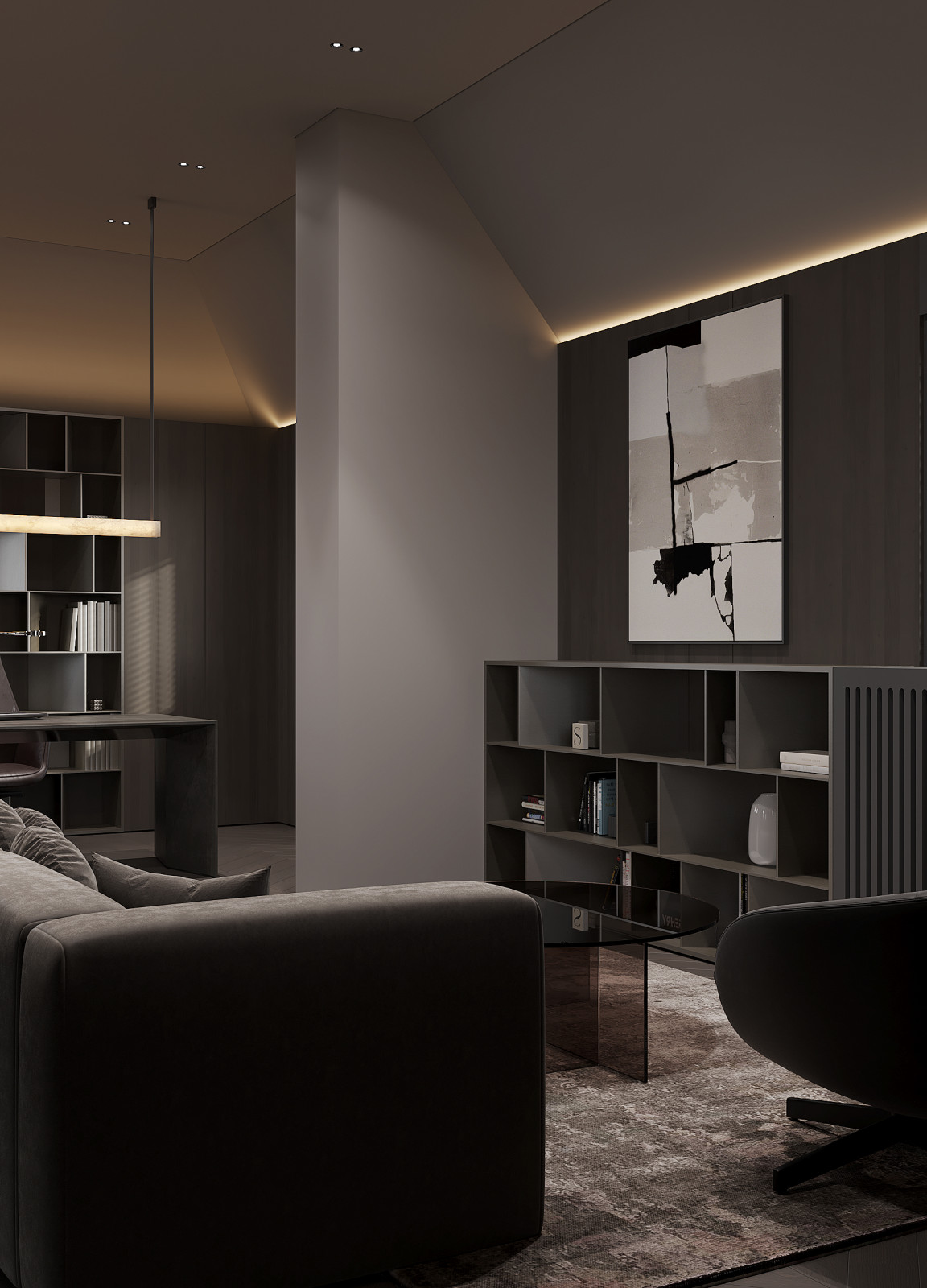 интерьер дома, Барбошин овраг, 800м2