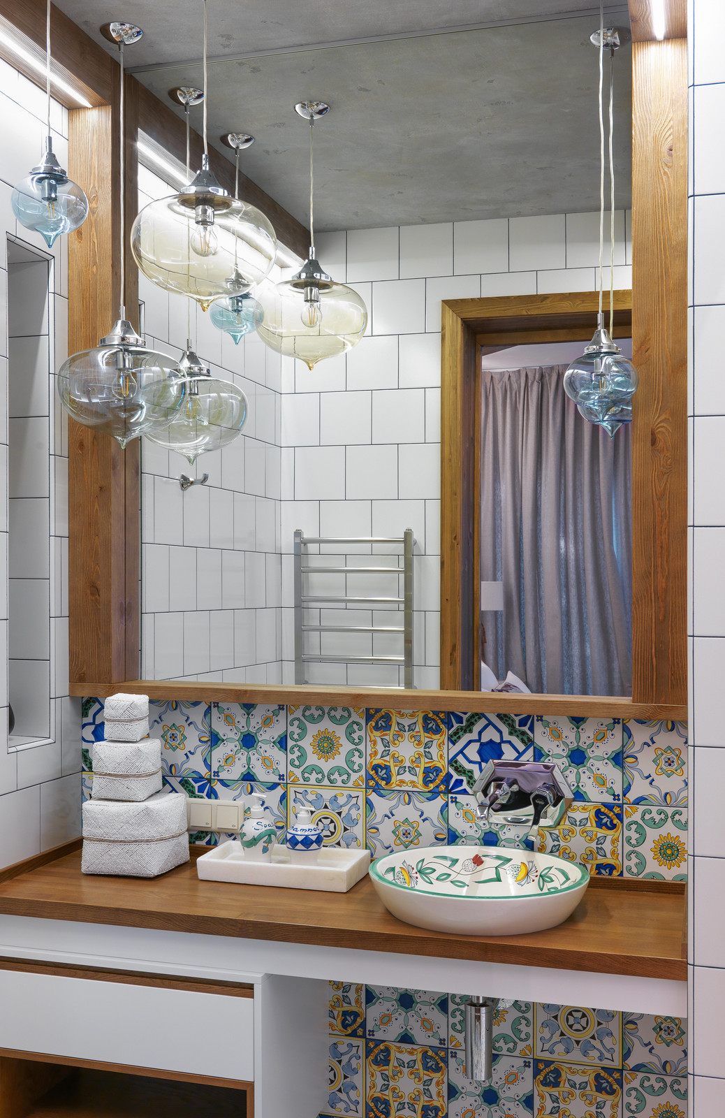 Гостевая ванная. Загородный дом Шале