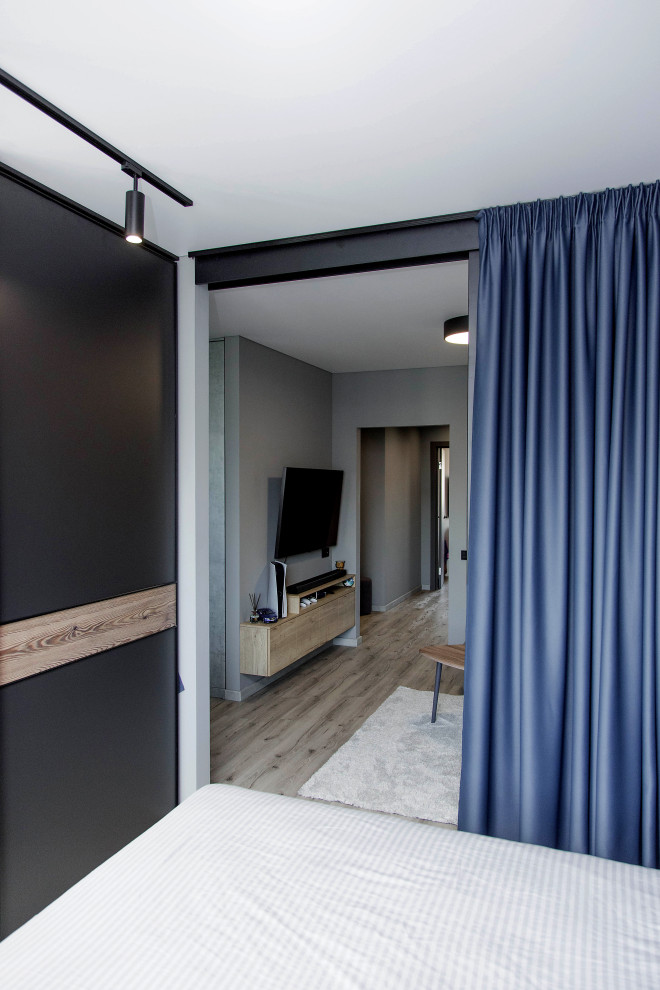 Спальня - гостиная из проекта в ЖК "Влюберцы"