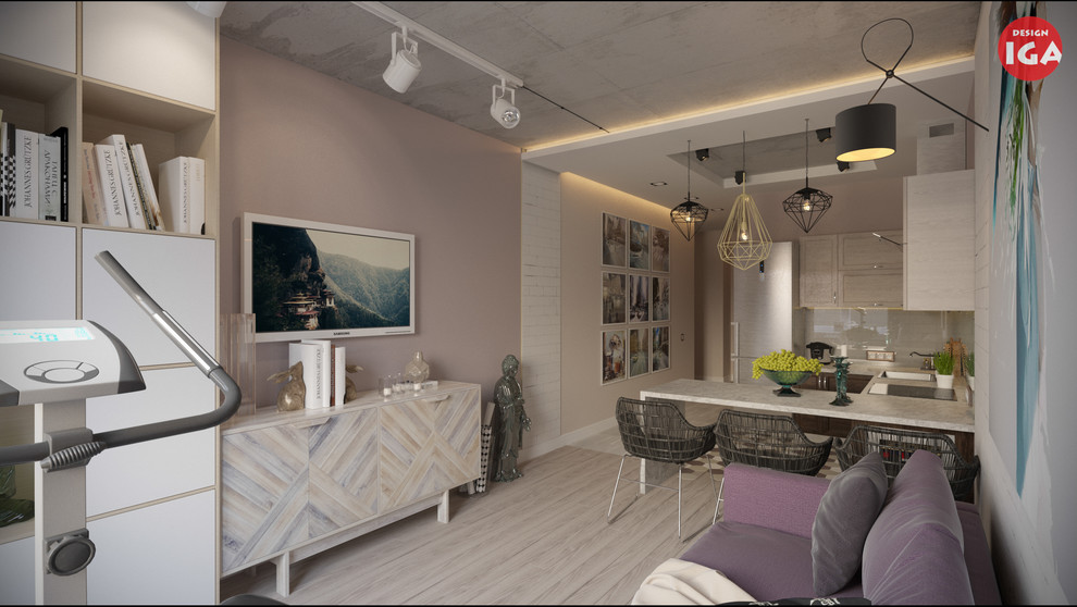 Лофт в 46 квадратах