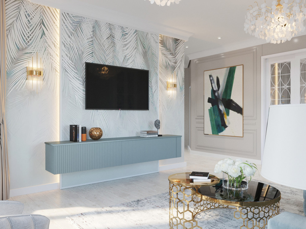 Визуализация гостиной