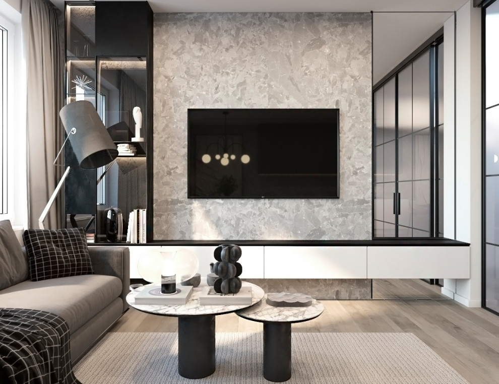 Интерьер в черно-белом цвете