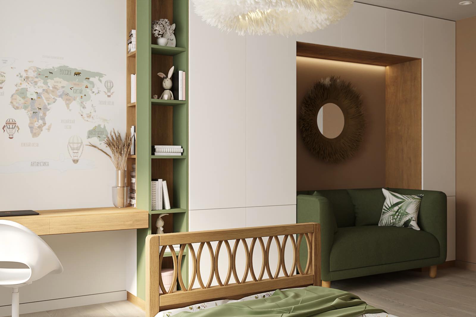 Трехкомнатная квартира 90м2