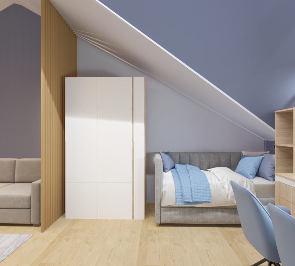 Проект детских комнат в Таунхаусе 25 м2